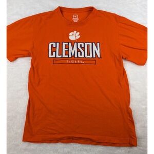 Clemson Tigers PROEDGE T-Shirt Men's L Orange Sleeves NCAA Short Sleeve